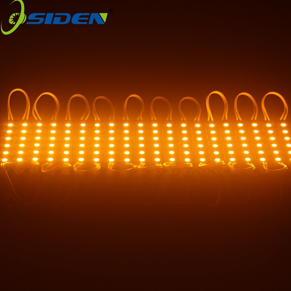 OSIDEN 5050 6LEDs LED Modules White/Warm white/Red/Green/Blue Waterproof IP65 DC12V By DHL