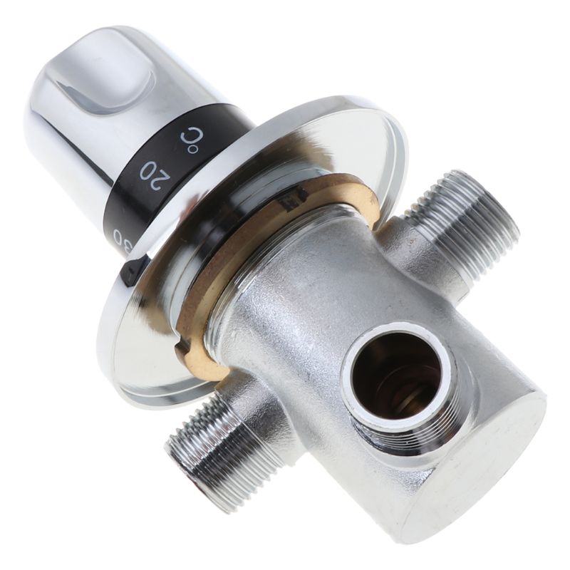 ,Brass Thermostatic Valve Water Temperature Control Valve Thermostatic Mixer for Bathroom Shower Water Heater Supply