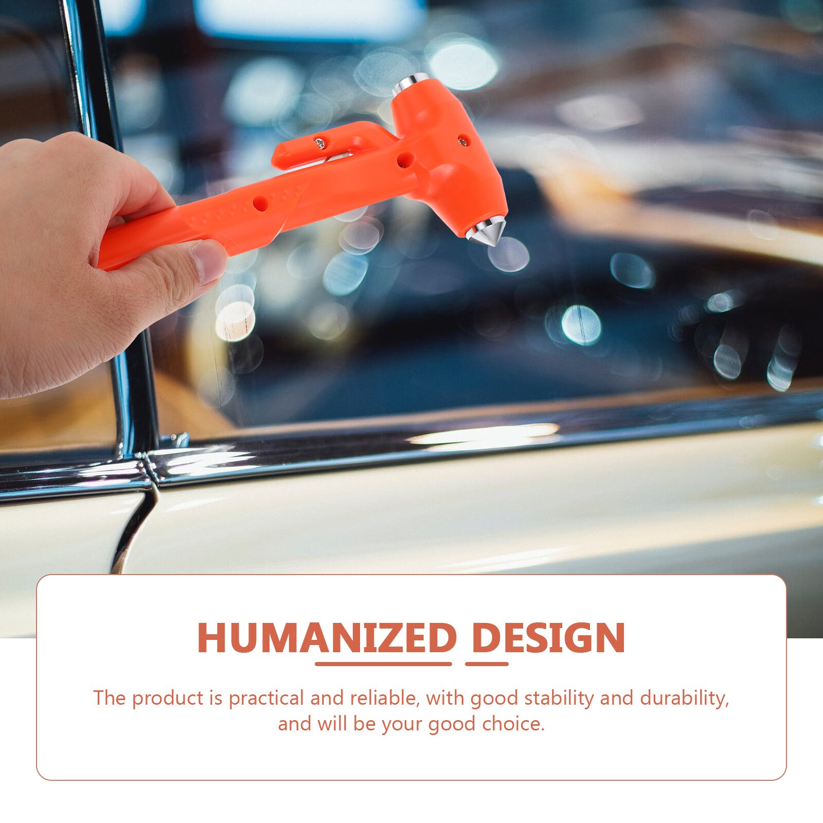 1pc Multipurpose Practical Car Safety Hammer Emergency Escape Hammer Glass Window Breaker