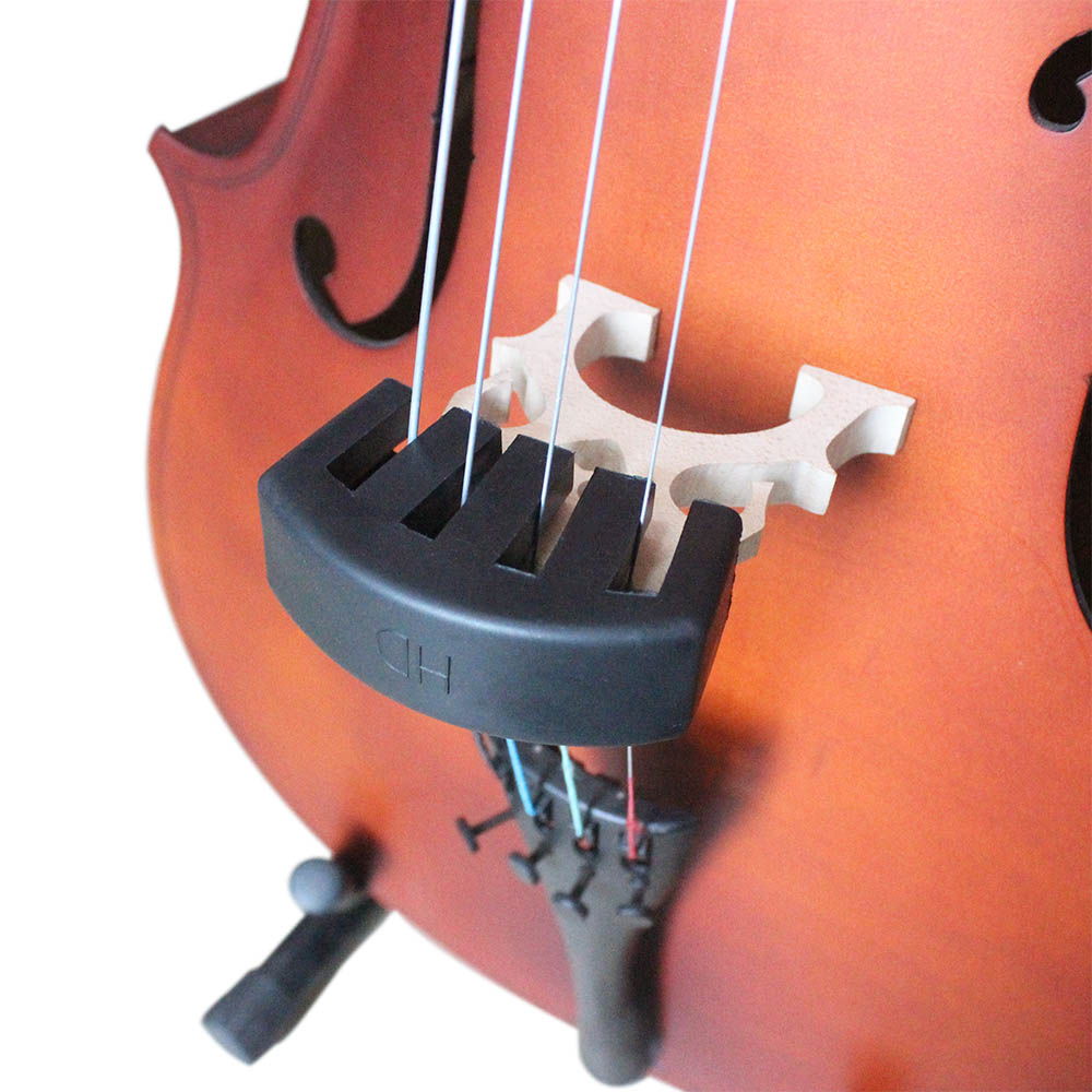 1 stk. 5 klo gummi dæmpet cello praksis dæmp til 4/4 cello musikinstrumenter dele og tilbehør