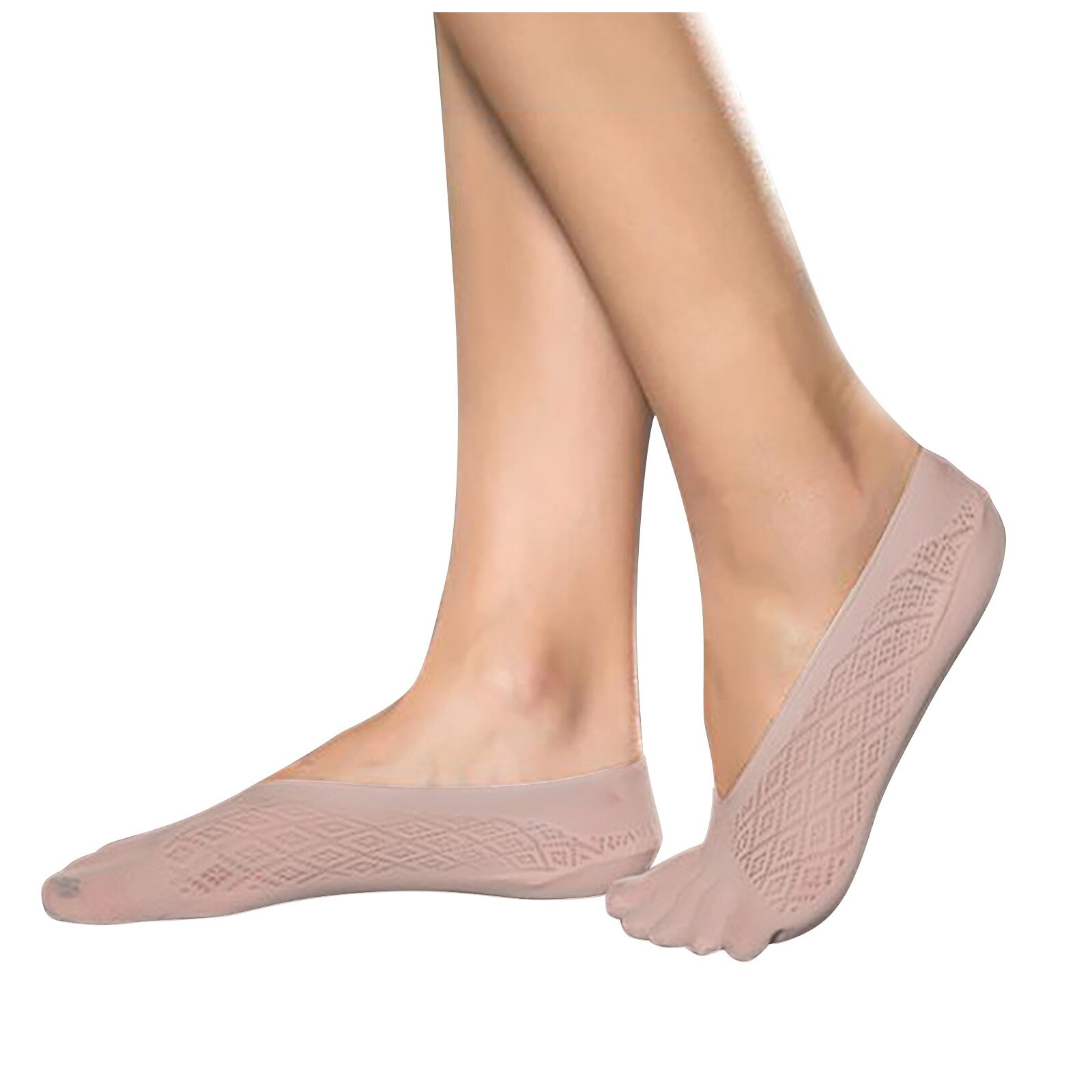 Women Summer Five-finger Socks Female ultrathin sock Funny Toe invisible sokken with silicone anti-skid anti-frictionbreathable: PK