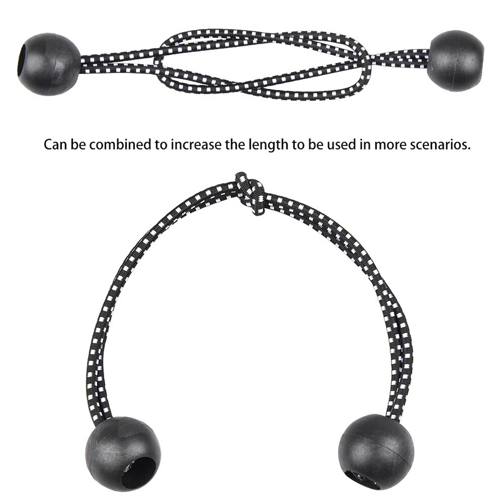 Spanngurte Ball Befestigung Krawatte Seil Elastische Zelt Flugzeug Markise Baldachin Bungee Schnüre Gurt für Familie draussen Camping Versorgung