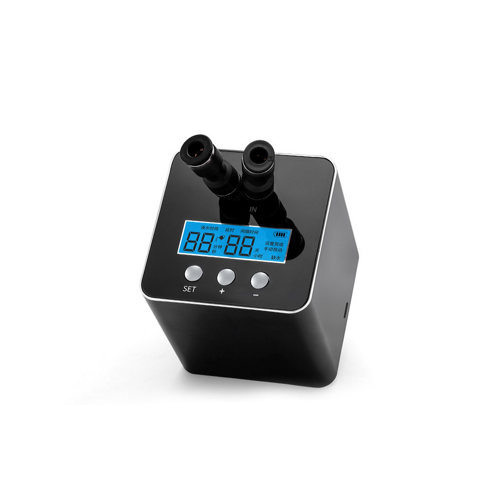 Reptile Humidifier, Rain forest Eco-tank Spray Humidifier System Atomizer to Simulate Rainfall Automatic Watering Device Nozzle: Plug Model