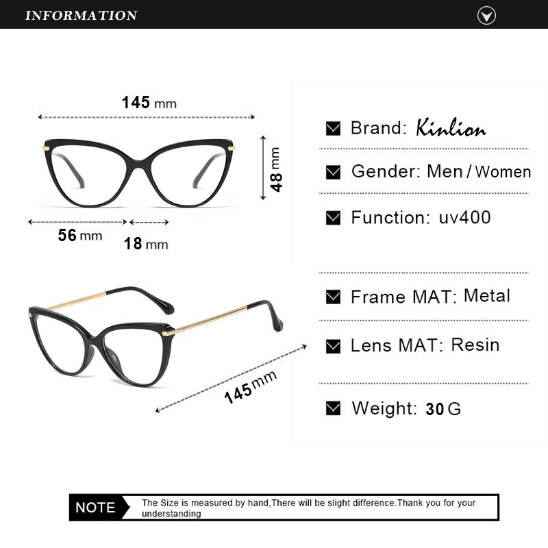 Gafas Cat Eye para mujer, Cateye Tr90 montura metálica, Gafas de piernas primaverales para mujer, Gafas Retro Vintage para mujer, marcos de Gafas