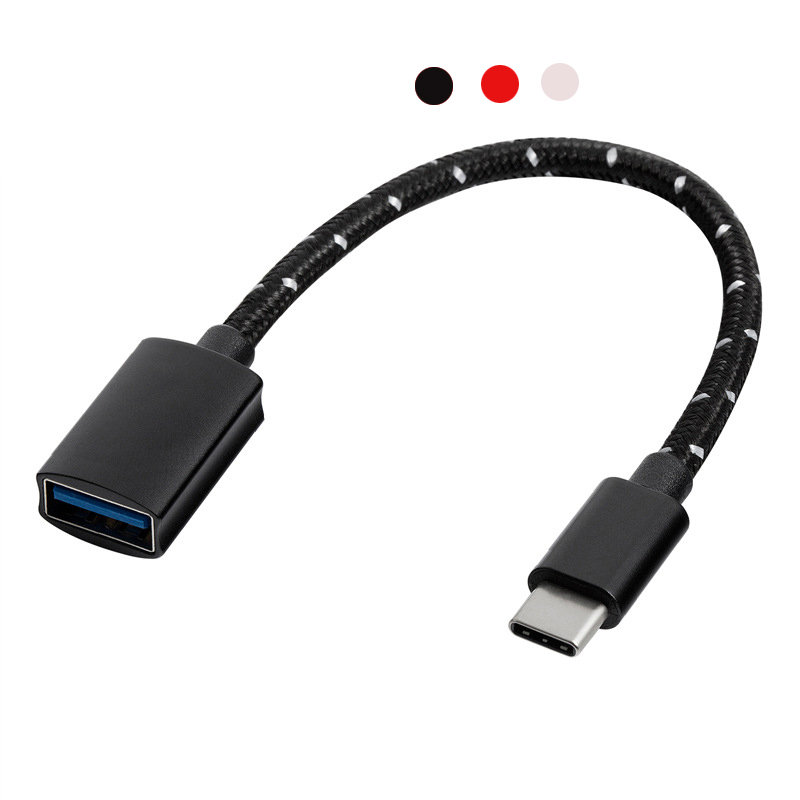 Type-C OTG Adapter Kabel USB 3.1 Type C Male Naar USB 3.0 EEN Vrouwelijke OTG Data Cord Adapter voor Samsung Een Plus MacBook USBC OTG