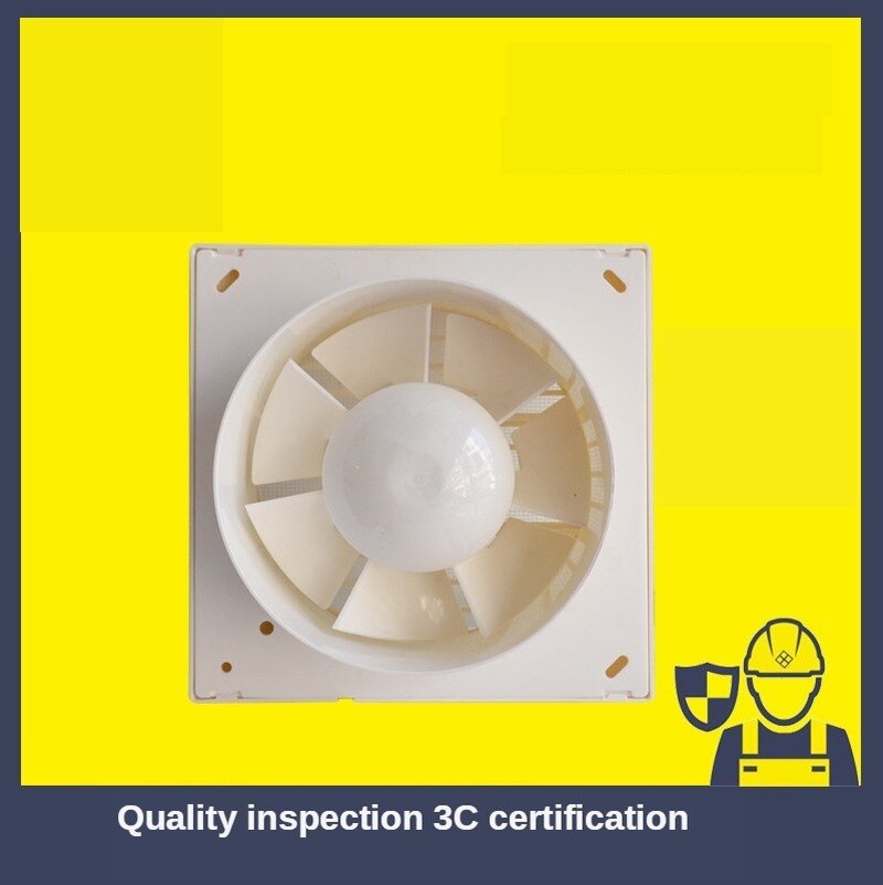 4 inch small square exhaust fan bathroom ventilating fan kitchen and bathroom silent lampblack ventilating fan window fan