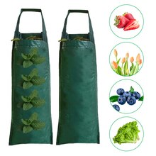 4/6/8/10 Zakken Groeien Zakken Muur Opknoping Verticale Aardbei Planten Zakken Voor Kruiden Groenten Fruit Indoor Outdoor plant Pot