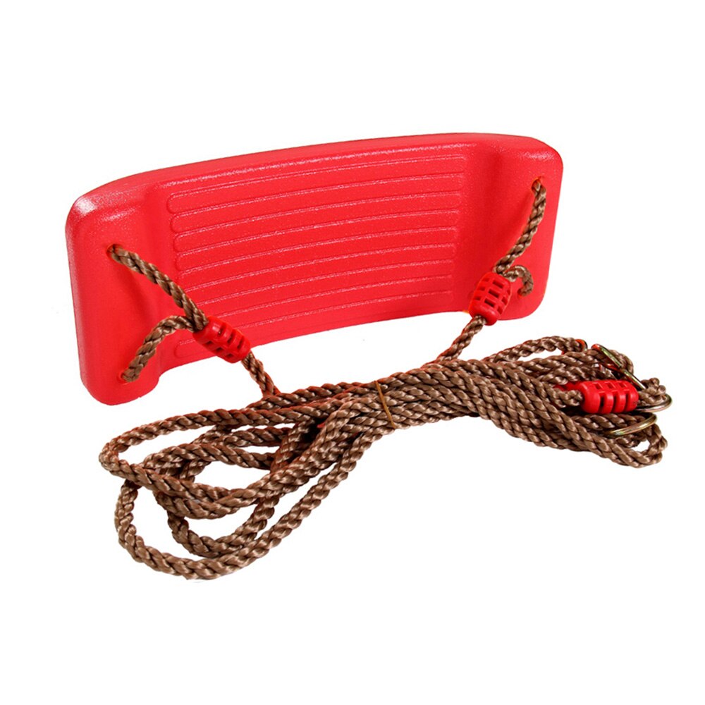 Outdoor Swing Toys for Children Indoor Swing Rope Seat Molded For Kids Enjoy Flowers Birdsong Garden Toy Swings: RED style 1
