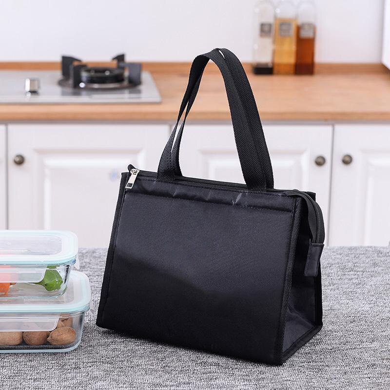 Lunch Voedsel Doos Met Innerlijke Mesh Zak Isolatie Pouch Voedsel Picknick Lunch Tassen Voor Vrouwen Top Vrouwelijke Draagtas bolsa Almuerzo: small