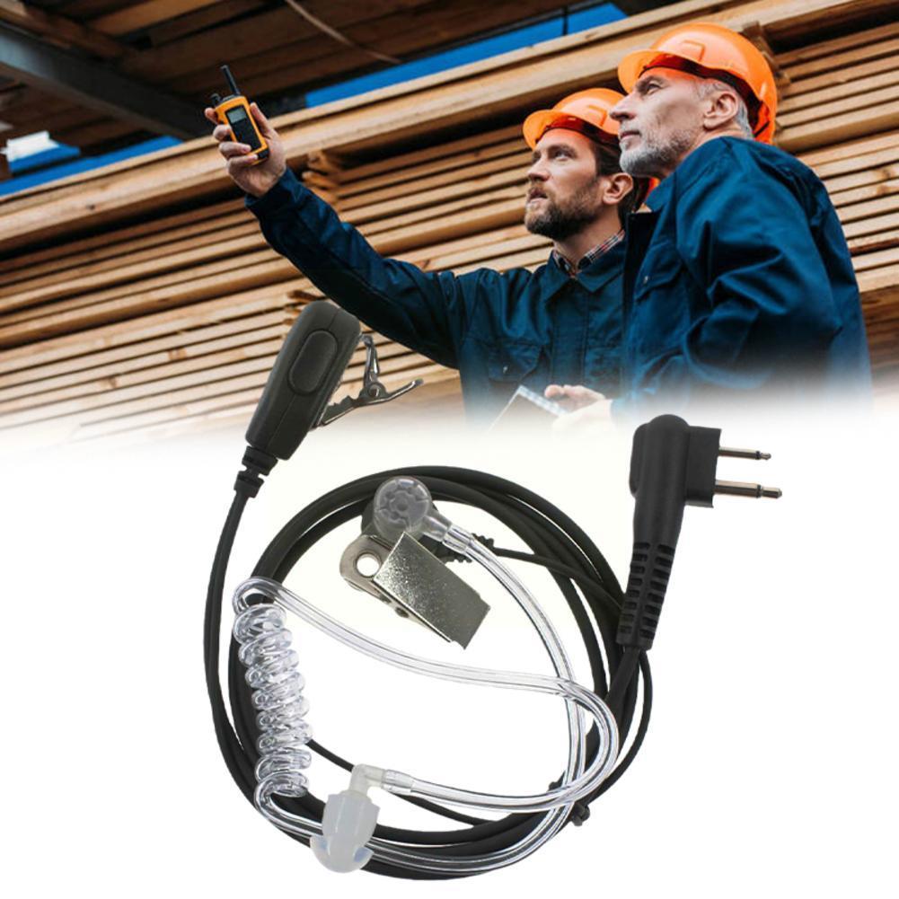 Für xtn xv ax serie funkgeräte, 2 stück, 2-- poliges mikrofon, ptt-ohrhörer-headset für cb-funkgeräte,  cp88 cp040 cp100 stück für walkie t  a5 m 5