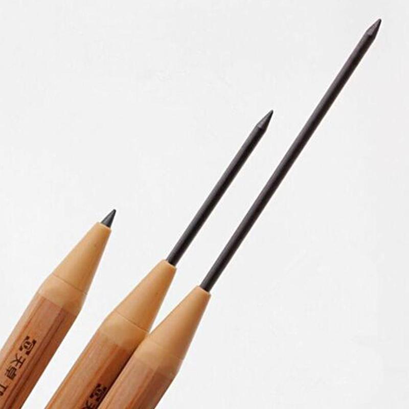 2.0mm Mechanical Wooden Pencil With 2B Refill Pencil Lapices Lead por Mayor Automatic Pencil Refills Pencil Add Refill