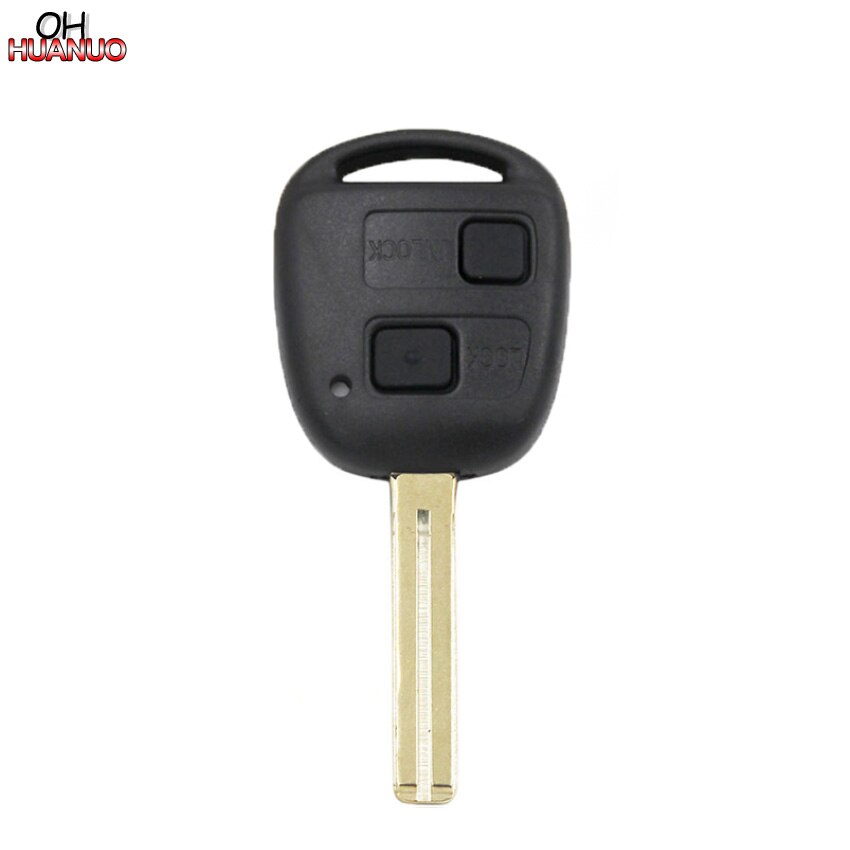 2/3 Button Remote Car Key Shell Case for Lexus RX300 LS400 LS430 ES330 SC430 IS300 LX470 RX330 RX350 GS300 TOY48: 2B With Pad