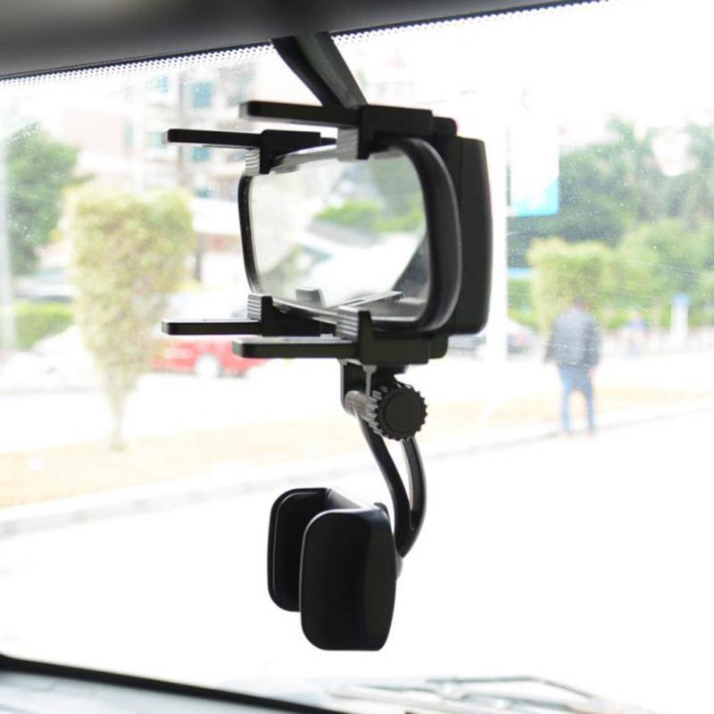 In Car Rear View Mirror Mount Holder Stand Cradle Bracket For Mobile Phone GPS Cell Phone GPS Holder Bracket Stand Universal 360