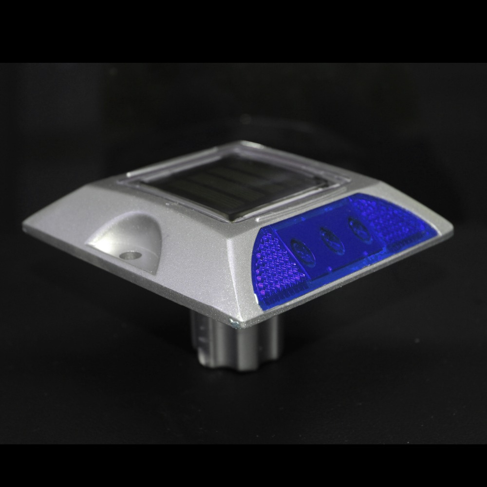 Flashing mode Double sides reflector Solar powered road studs