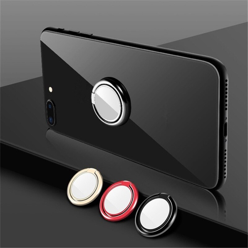 Uchwyt na palec serdeczny stojak na telefon uniwersalny uchwyt na telefon komórkowy stojaki metalowe lustro uchwyt na palec robić jabłko iPhone Samsung S9