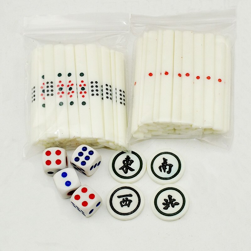 Japanse Mahjong Poker Chips 88Pcs Plastic Chips Poker Game Voor Club/Party/Familie