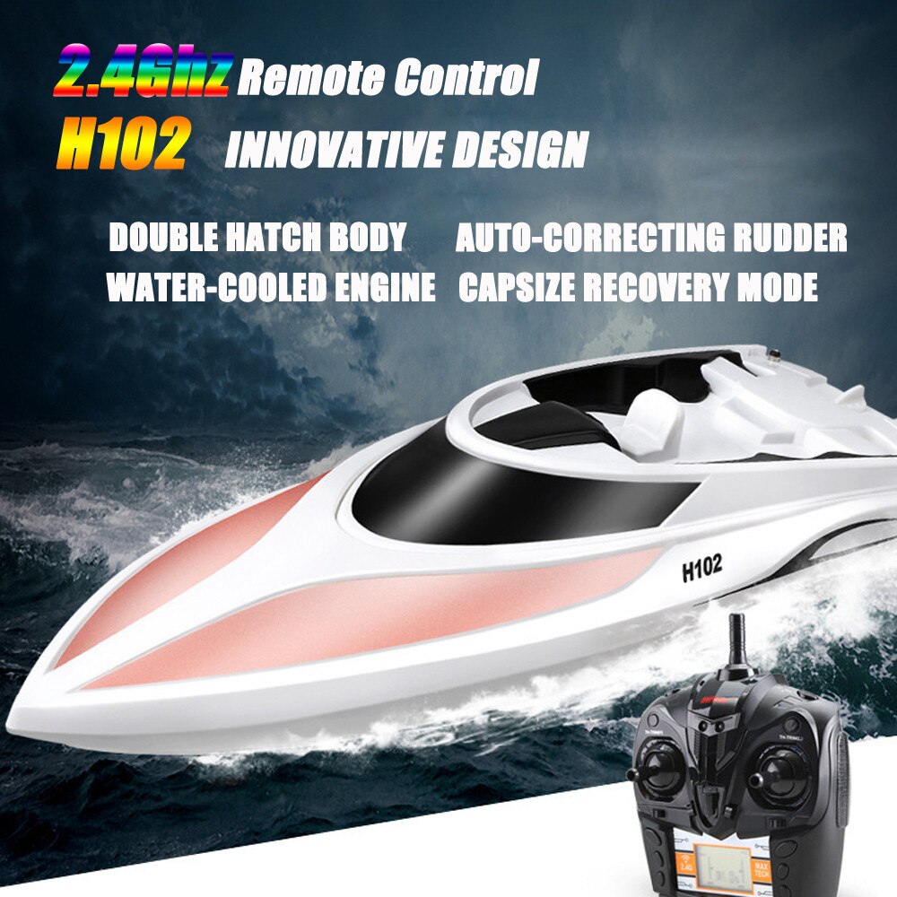 H102 Model Rc Boat Remote Control Boat For Kids And Adults Best For Kids Fast Ship With Water Cooling System#HG