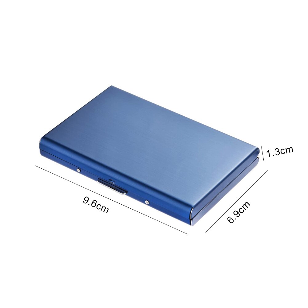 Rvs Credit Kaarthouder Anti-Diefstal Rfid Portemonnee Metalen Card Case