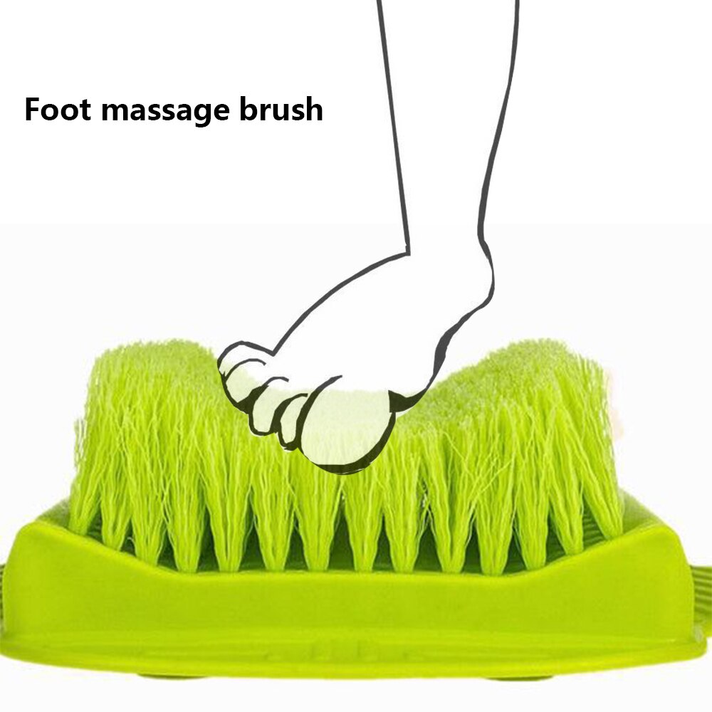 Adut Foot Scrubber With Suction Cup Rubber Massage Brush Cleaner Exfoliating Feet Spa Shower Remove Dead Skin Cleaning Brushes