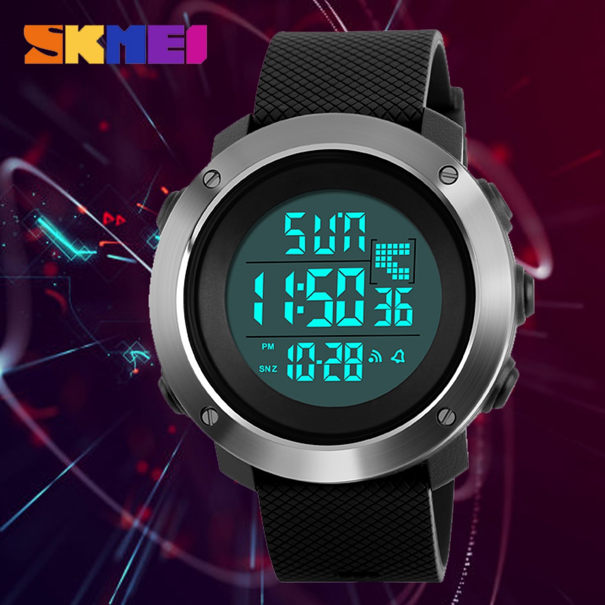 Skmei Mode Mannen Sport Horloges Chrono Dubbele Tijd Digitale Horloges Heren Digitale LED Elektronische Klok Man Relogio Masculino
