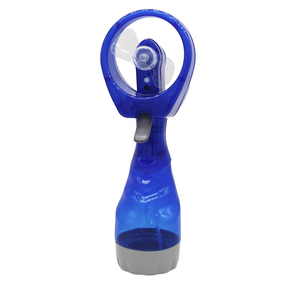 Ventilateur Portable de refroidissement à main, brume d'eau, 95x70x265mm: Blue