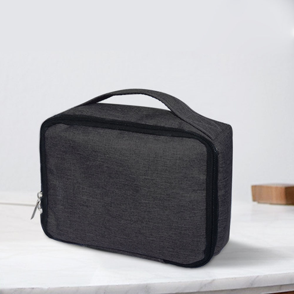 Projector Bag Storage Carrying Large Capacity Shockproof Protective Case With Handle Mesh Pocket Travel Portable Accessories