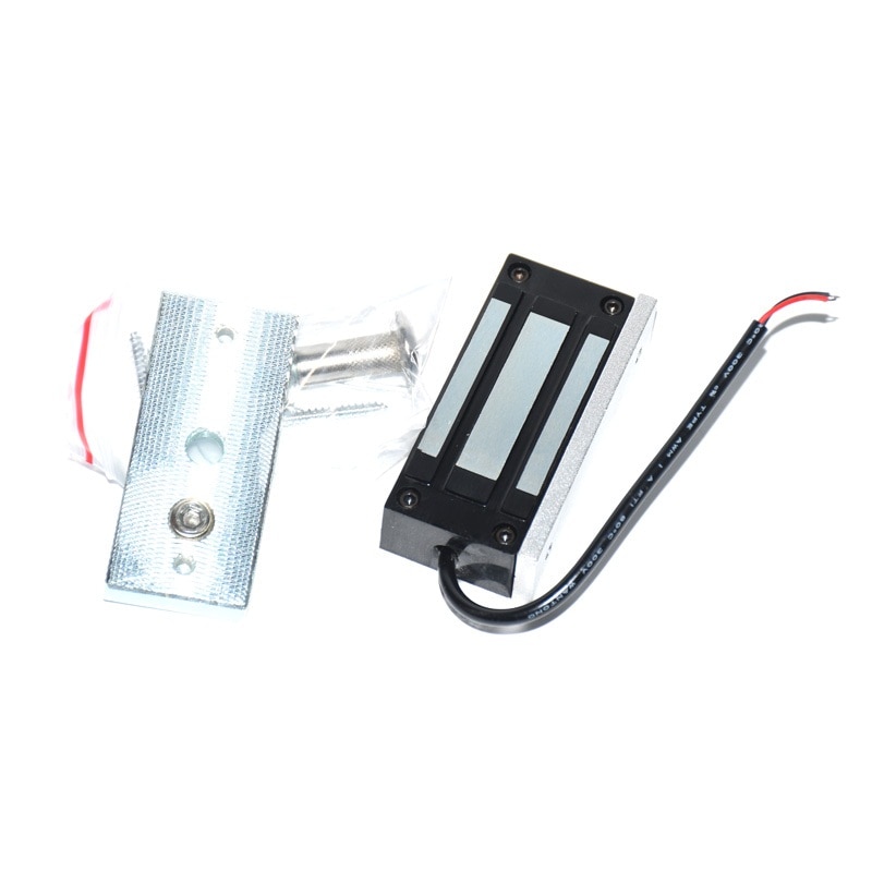 Elektrisk magnetisk dørlås 12v 24v 60kg mini dc em-låse, der holder kraft elektromagnetisk til adgangskontrol af dørindgang