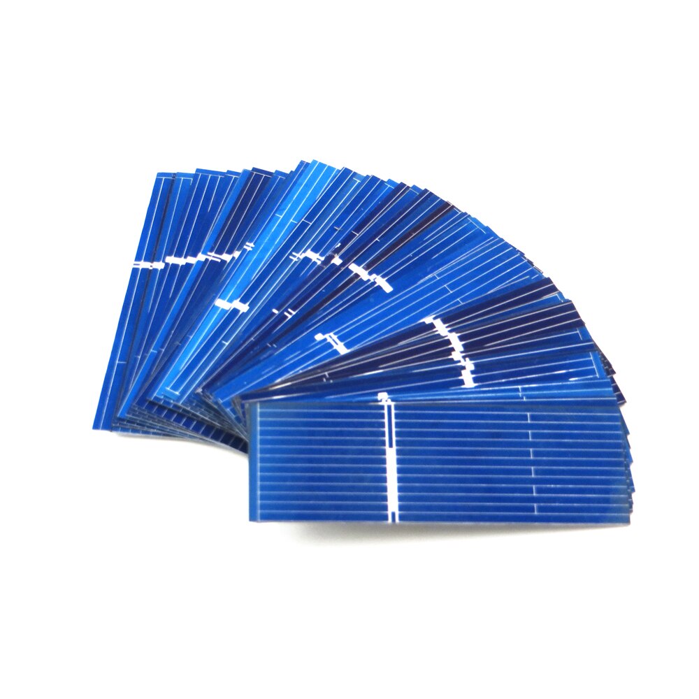 Panneau solaire Sunpower en silicium polycristallin | Panneau solaire x à cellules Painel, bricolage chargeur 52*19mm 0.5V 0.16W