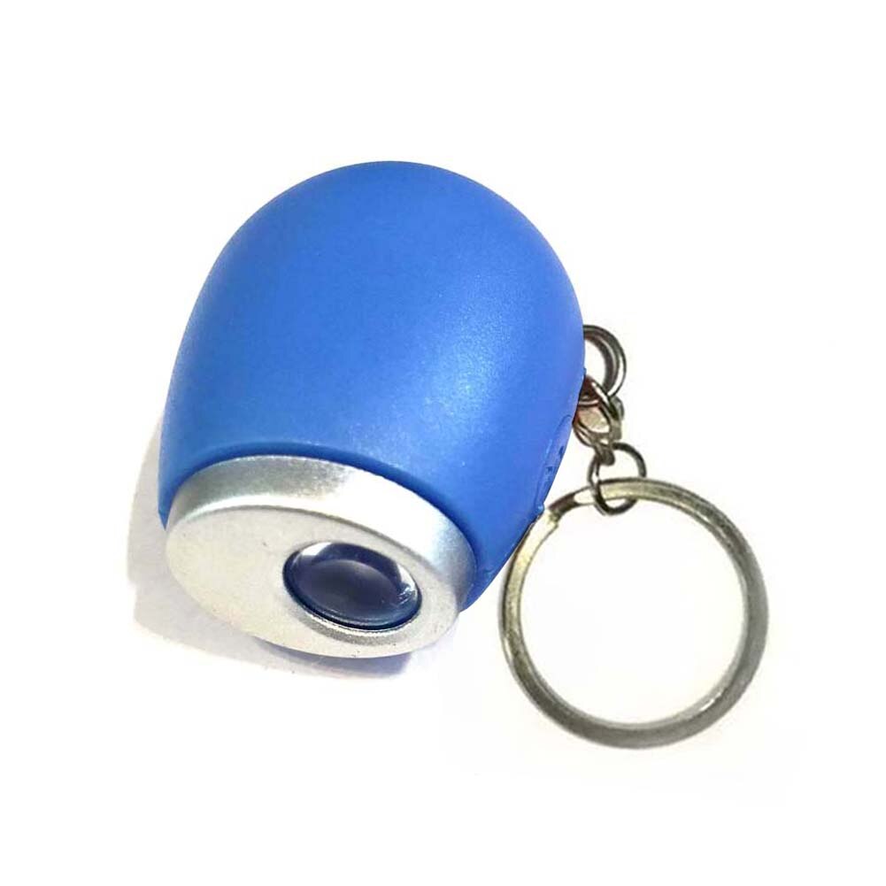 Draagbare Digitale Projectie Led Klok Mini Tijd Projector Nachtlampje Klok Sleutelhanger Lanyard Decoratie Klokken Часы: Blauw