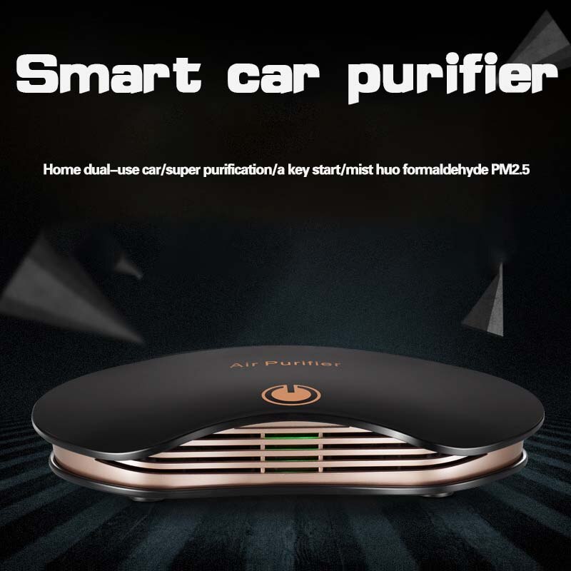 Mini Air Purifier for Home Deodorizer Negative Ion USB Rechargeable Formaldehyde Smoke Odor Remover Portable Car Air Purifier: TYPY-3