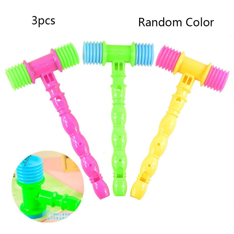 Educatief Beukende Speelgoed Hamer Voor Baby Zacht Plastic Met Pieper &amp; Fluitje