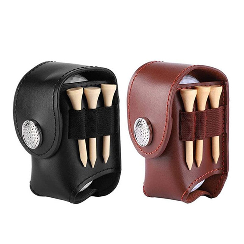 Sac pour balle de Golf Portable, pochette à la taille, en cuir, Cool, accessoire de sport, petit sac pour balle de Golf