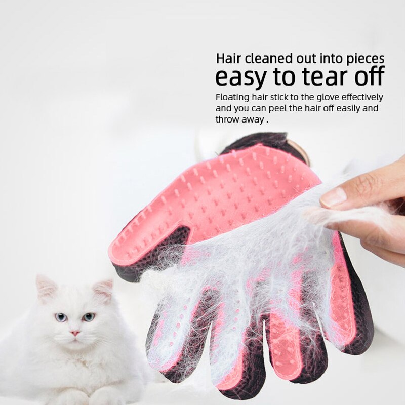 Hundesalon Handschuhe für Katzen Hunde Haustier Pinsel Handschuh für Katze Hund Haar Entferner Bürste Hund Deshedding Reinigung Kämme Massage handschuhe
