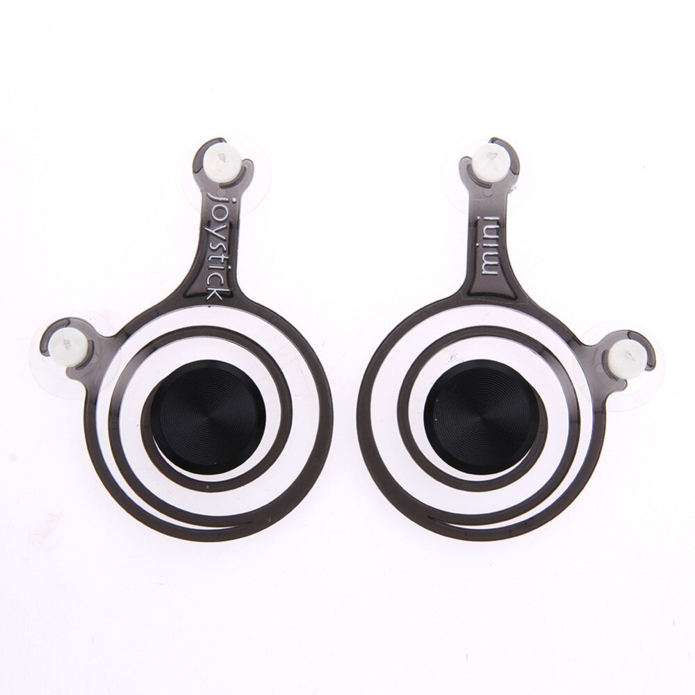 2 Stks/set Ronde Game Joystick Voor Mobiele Telefoon Rocker Tablet Knop Controller Kip Diner Met Zuignap: Default Title