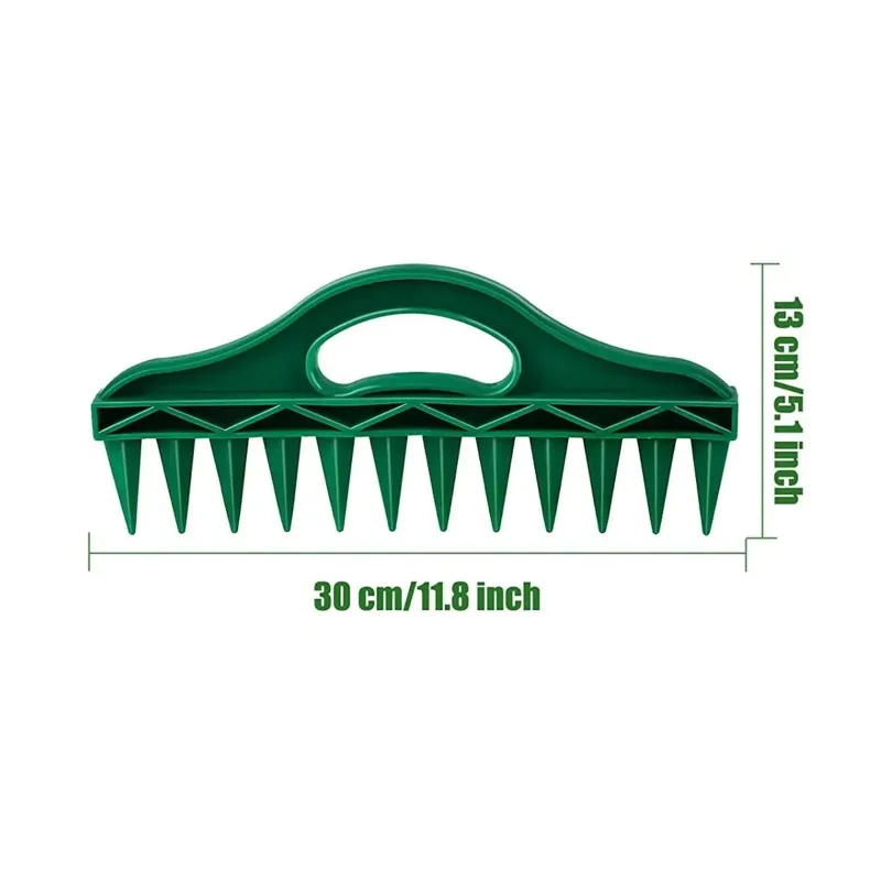 Garden Hand Seeder Tools 12 Holes Seed-in Rapid Drilling Soil Planter Nursery Flower Pot Vegetable Plant Sowing Seeds Dispenser