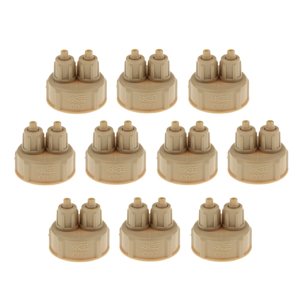 10x Aquarium Fish Tank Supplies DIY Co2 Diffuser System Generator Bottle Cap