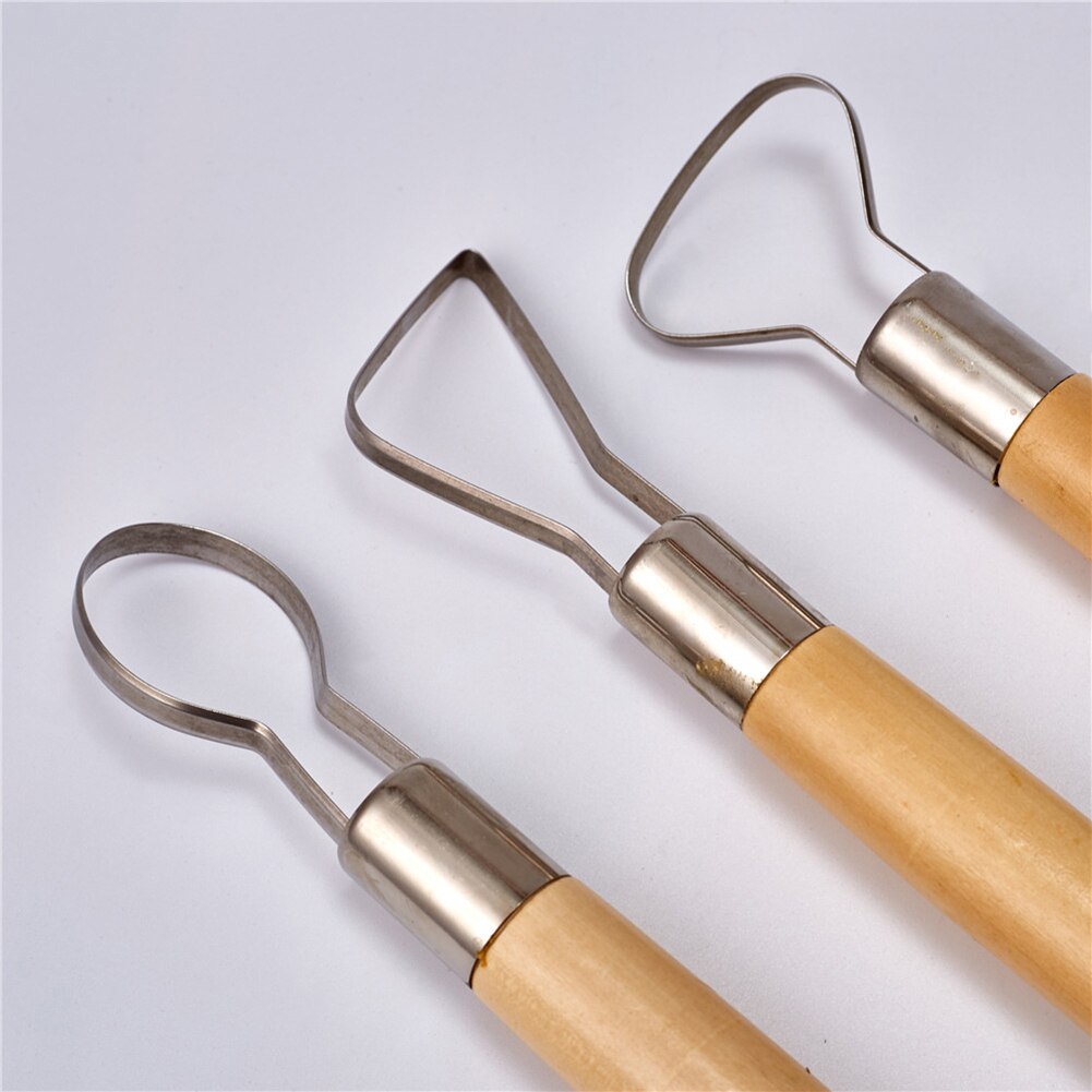 3Pcs Pottery Clay Tools 7 inch Flat Wire Cutter DIY Sculpting Set for Pottery Modeling FOU99