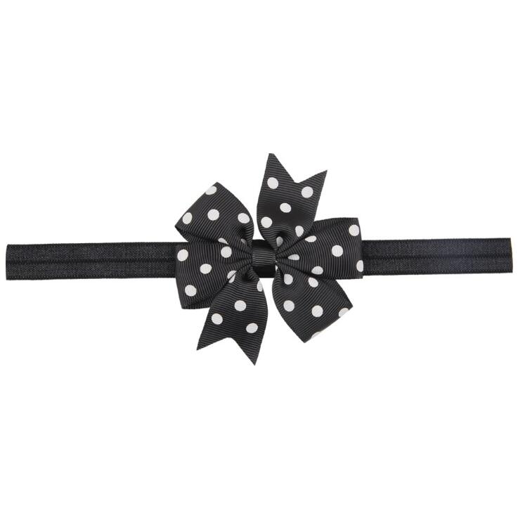 Bébé fille bandeau infantile cheveux accessoires tissu bande -né chapeaux Dot headwrap bambins pansement ruban arcs diadème: 11