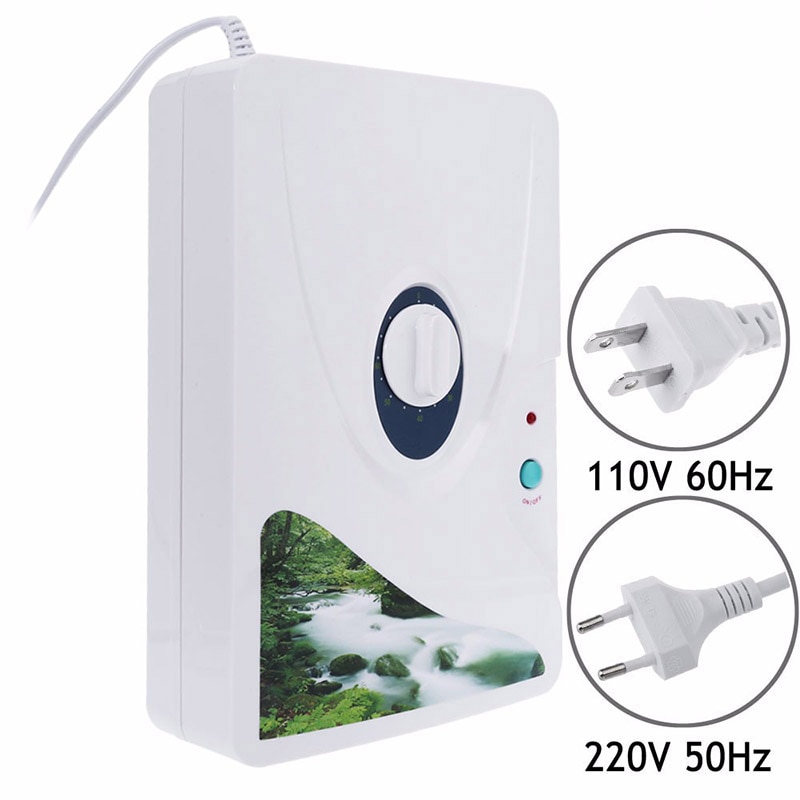 Home Dissolved pet odor free Ozone Generator ozone water air Ozonator sterilizer 220V 110V ionizer Air Purifiers Oil Meat Fresh