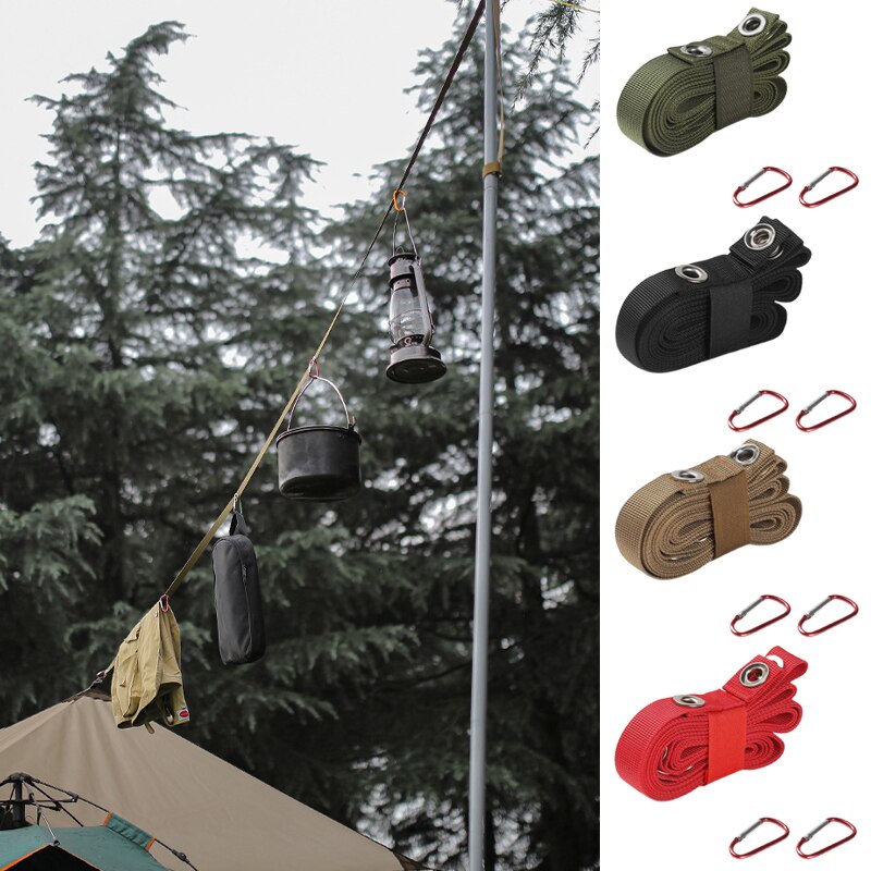 3.15m High Nylon Extension Cord Rope Multifunction Outdoor Camping Tent Canopy Lanyard Hanger Campsite Strap Camp