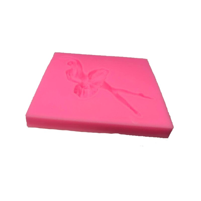 1 PCS Ballet Dance Border Silicone Mold Fondant Chocolate Soap Mold Stencil Cake Decorating Tool Resin Clay Mould Confeitaria