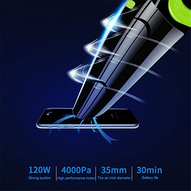 12V 120W 6500rocznie odkurzacz samochodowy przenośny ręczny mokro suchy podwójny posługiwać się bezprzewodowy bezprzewodowy robić użytku domowego 2020 nowy