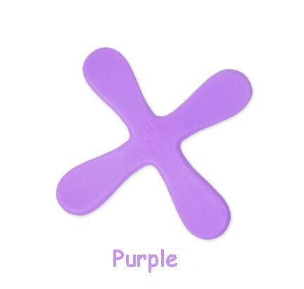 26 centimetri 12g Giocattolo Per Bambini EVA sicurezza molli tiro e cattura UFO Boomerang Giocattoli Per Bambini All'aperto di Sport di Gioco di Volo piattino può tornare: 1pcs purple