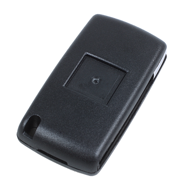 3-knops Autosleutel Behuizing Voor Peugeot 407 En 407 SW – Zwart, Kunststof/metaal, Alleen Hoes, Zonder Elektronica