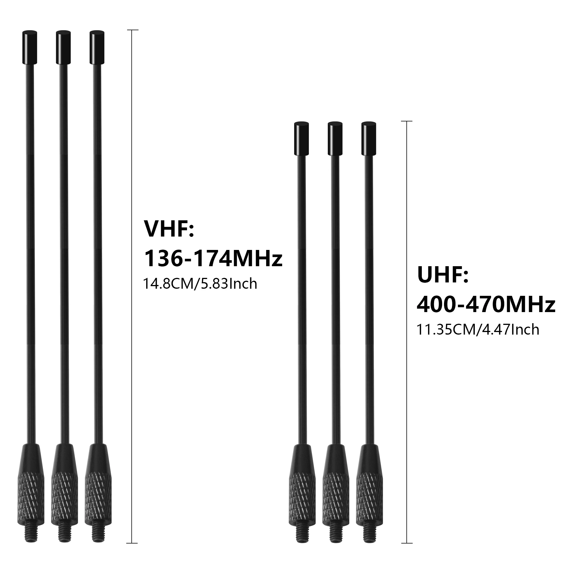 RE-02 antena de Radio móvil para coche, señal reforzada de doble banda UHF 144/430MHz, rejilla de tierra omnidireccional para Radio transceptor de coche