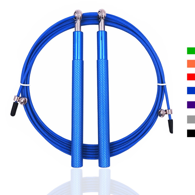 Speed Jump Rope Training Double Unders Bearing Skipping Rope for Boxing MMA Crossfit Fitness Home Gym Workout Equipments