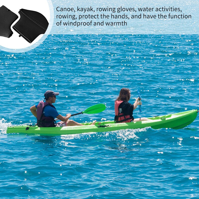 Neopreen Handschoenen Slijtvast Anti Slip Kajak Peddel Grips Paddle Mitts Voor Kajakken Zee Kajak Kano Peddel 3Mm Dikte