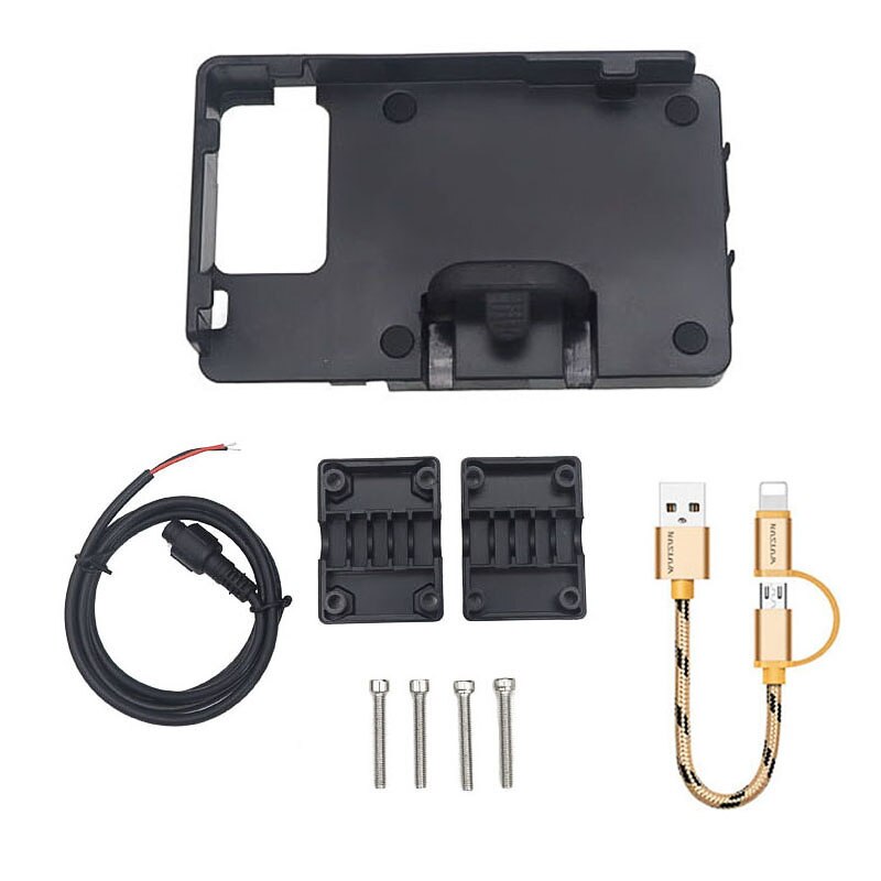 Motorcycle GPS Smart Phone Navigation Bracket USB Charging For DUCATI MULTISTRADA 950 1200S 1200 Enduro Stand: A