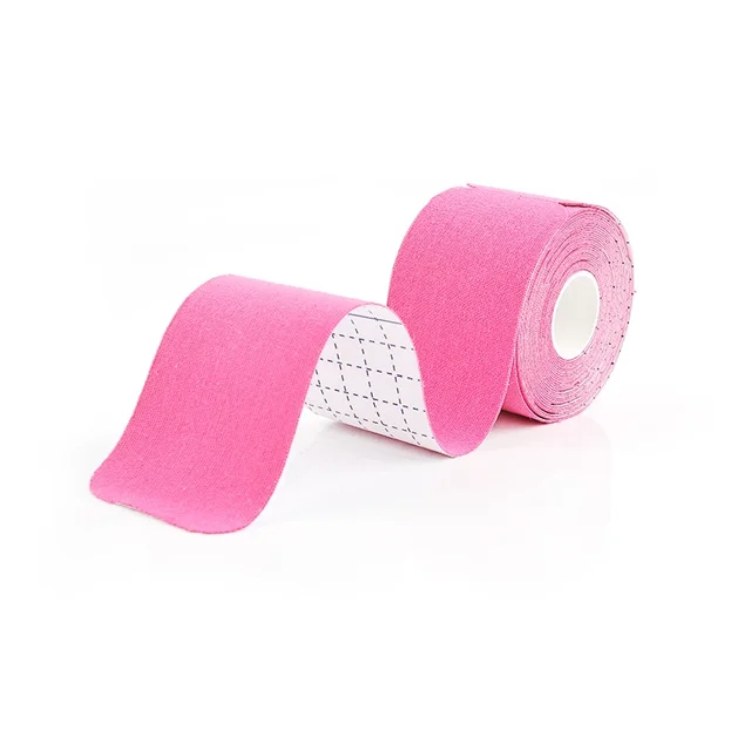 Cinta de kinesiología precortada de 5cm x 5m, cinta elástica de recuperación atlética, rodilleras para aliviar el dolor muscular, Protector deportivo para Fitness: Rosa