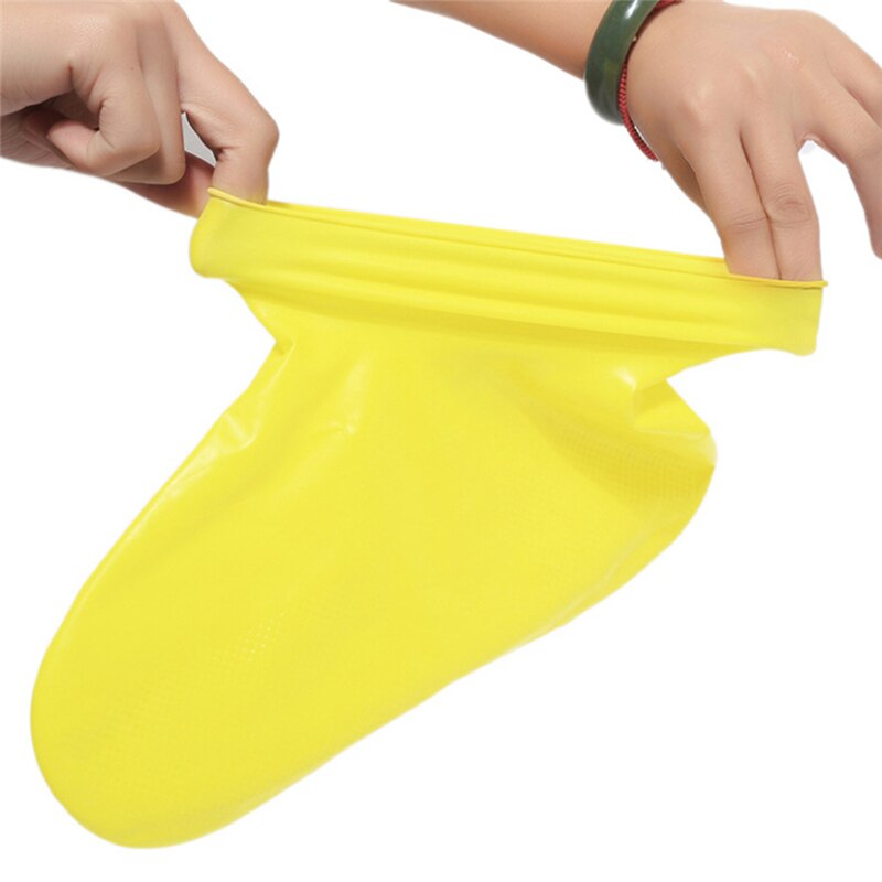 Herbruikbare Latex Waterdichte Regen Schoenen Covers Draagbare Antislip Rubber Rain Boot Overschoenen S/M/L Unisex schoenen Accessoires